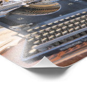 アンティークタイプライター フォトプリント            (角)