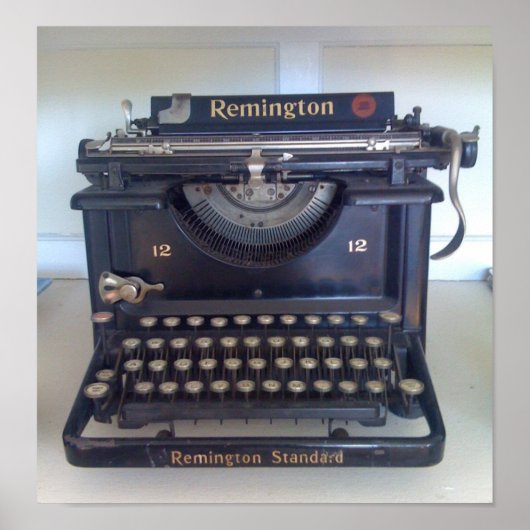 アンティークタイプライター ポスター (正面)