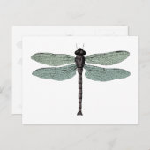 アンティークタイポグラフィヴィンテージトンフライイラストレーション ポストカード (正面/裏面)