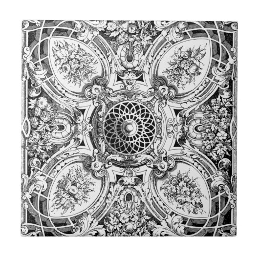 アンティークタイル タイル (正面)