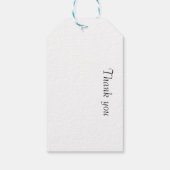 アンティークタイル(Delft Blue)カスタマイズ可能 ギフトタグ (裏面)