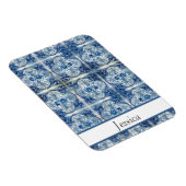 アンティークタイル(Delft Blue)カスタマイズ可能 マグネット (右側)