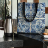 アンティークタイルinデルフトブルー トートバッグ