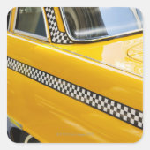 アンティークタクシー スクエアシール (正面)