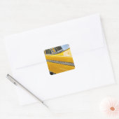 アンティークタクシー スクエアシール (封筒)