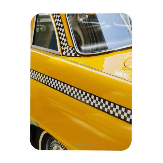 アンティークタクシー マグネット (縦)