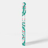 アンティークタコオンコーラルアクアシェブロン Case-Mate iPhoneケース (裏面 / 右)