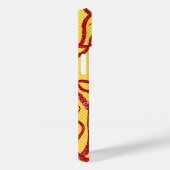 アンティークタコon黄色マイクロドット Case-Mate iPhoneケース (裏面 / 右)