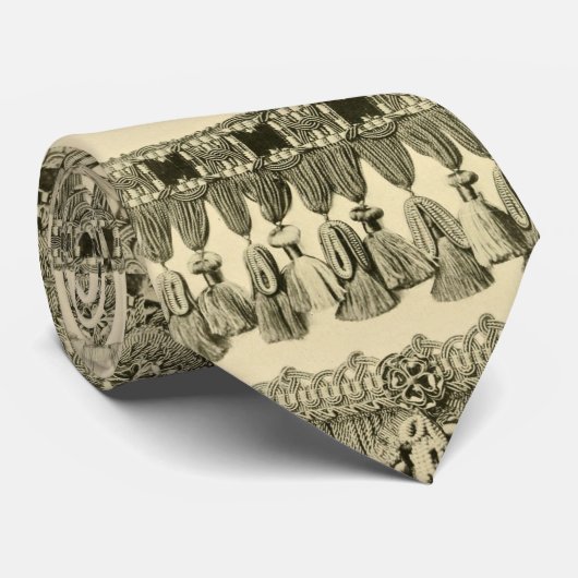 アンティークタッセル及びレースの部族模様 ネクタイ (ロール)