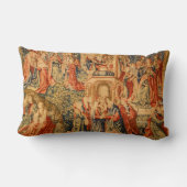 アンティークタペストリー風クッション ランバークッション (裏面)