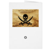 アンティークタリスマン/パイレーツトレジャーマップ (裏面)