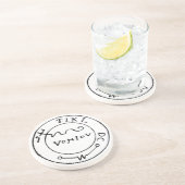 アンティークタリスマン/パイレーツトレジャーマップ コースター (側面)