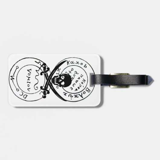 アンティークタリスマン/パイレーツトレジャーマップ ラゲッジタグ (裏面横)