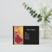 アンティークタロッツクイーンズオブカップブラックモノグラム 名刺 (スタンド正面)