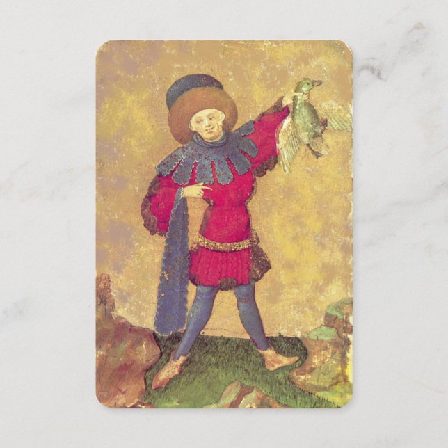 アンティークタロットドイツのコート・カード/アヒルの大地主 (正面)