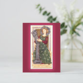 アンティークタロット遊のカード:強度 ポストカード (スタンド正面)