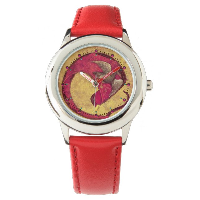 アンティークタロット、ドイツのコート・カード/アヒルの国旗 腕時計 (正面)