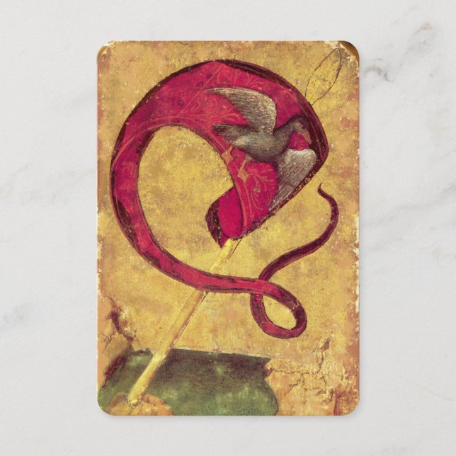 アンティークタロット/ドイツのコート・カード/ダックのバナー (正面)