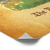 アンティークタロット/ドイツのコート・カード/ダックスのページ ポスター (角)