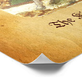 アンティークタロット/ドイツのコート・カード/ダックスの王 ポスター (角)