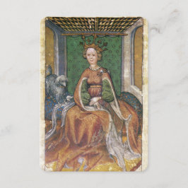 アンティークタロット/ドイツのコート・カード/ドッグの女王