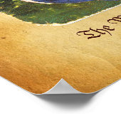 アンティークタロット/ドイツのコート・カード/ハートのメイド ポスター (角)