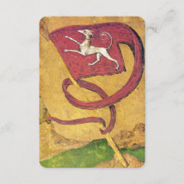 アンティークタロット/ドイツのコート・カード/犬のバナー