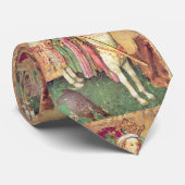 アンティークタロット/ドイツのコート・カード/《鳥》ハヤブサの王 ネクタイ (ロール)