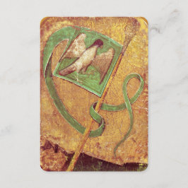 アンティークタロット/ドイツのコート・カード，《鳥》ハヤブサ国旗