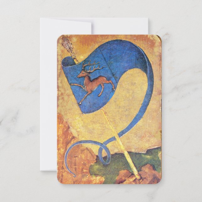 アンティークタロット /ドイツの宮廷カード/ハーツのバナー (正面)