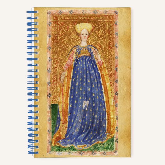アンティークタロット/メイドとワンズパーチメントのページ ノートブック (正面)
