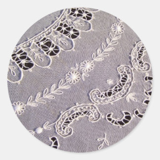 アンティークタンボールレース ラウンドシール