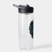 アンティークダイビングヘルメットのシャーク付きエンブレム ウォーターボトル (右面)