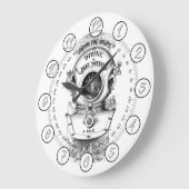 アンティークダイビングヘ航海のルツ ラージ壁時計 (傾斜)