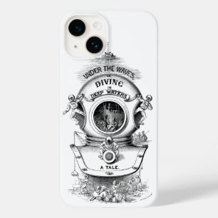 アンティークダイビング航海のヘルメット白黒 Case-Mate iPhone 14ケース