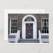 アンティークダブリンの戸口はがき、Merrion Square ポストカード (正面/裏面)