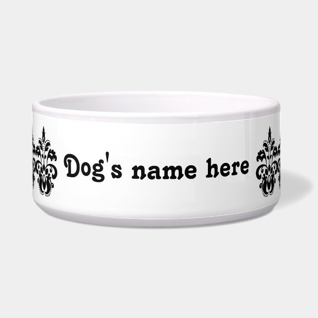 アンティークダマスクモチーフ ボウル (正面)