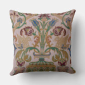 アンティークダマスク織物 クッション (裏面)