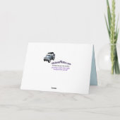 アンティークダンプトラックカスタマイズ-任意の大事な行事 カード (裏面)