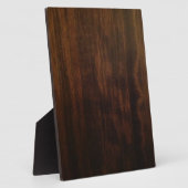 アンティークダークウッドデザイン フォトプラーク (側面)