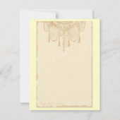 アンティークチェルブアー華美トデザイン招待状 招待状 (裏面)