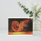 アンティークチェロ ポストカード (スタンド正面)