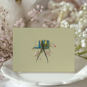 アンティークチャームParrot 'Save the Date'招待状 招待状