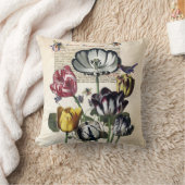 アンティークチューリップ クッション (ブランケット)