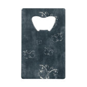 アンティークチョウオンダークブルー クレジットカード栓抜き (裏面)