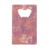 アンティークチョウオンパープル&ピンク クレジットカード栓抜き (裏面)