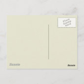 アンティークチルドルウサギ復活祭アート ポストカード (裏面)