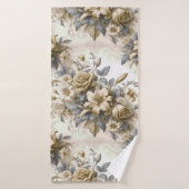 アンティークチンジイエローフローラの完成 バスタオル (バスタオル)