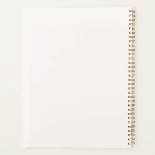 アンティークチンジイエローフローラの完成 プランナー手帳 (裏面)