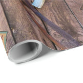 アンティークツールヴィンテージ素朴シンボルや象徴バーンボード ラッピングペーパー (ロールコーナー)